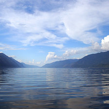 Схема вышивки «Телецкое озеро»