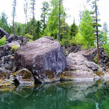 Схема вышивки «Каменный залив»