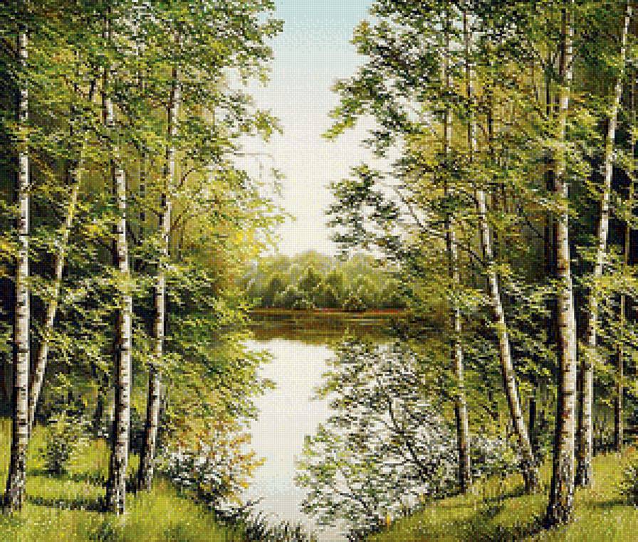 Летний ейзаж - предпросмотр