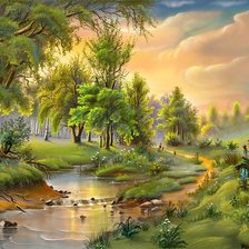 Схема вышивки «лето»