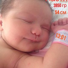 Схема вышивки «Метрика доченьке»