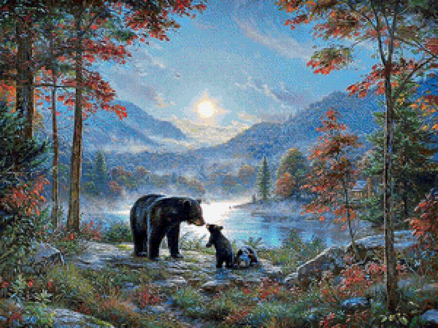 мишки - медведь.природа - предпросмотр