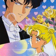 Схема вышивки «мамору и банни»