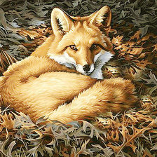 Схема вышивки «Лисичка»