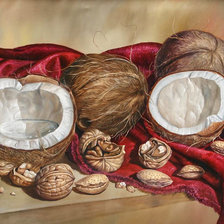 Схема вышивки «Ореховый натюрморт»