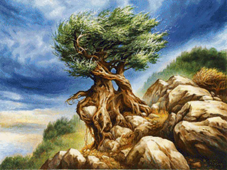 По картине худ. Ирины Каркаби из серии "Сила Любви" - живопись. - предпросмотр