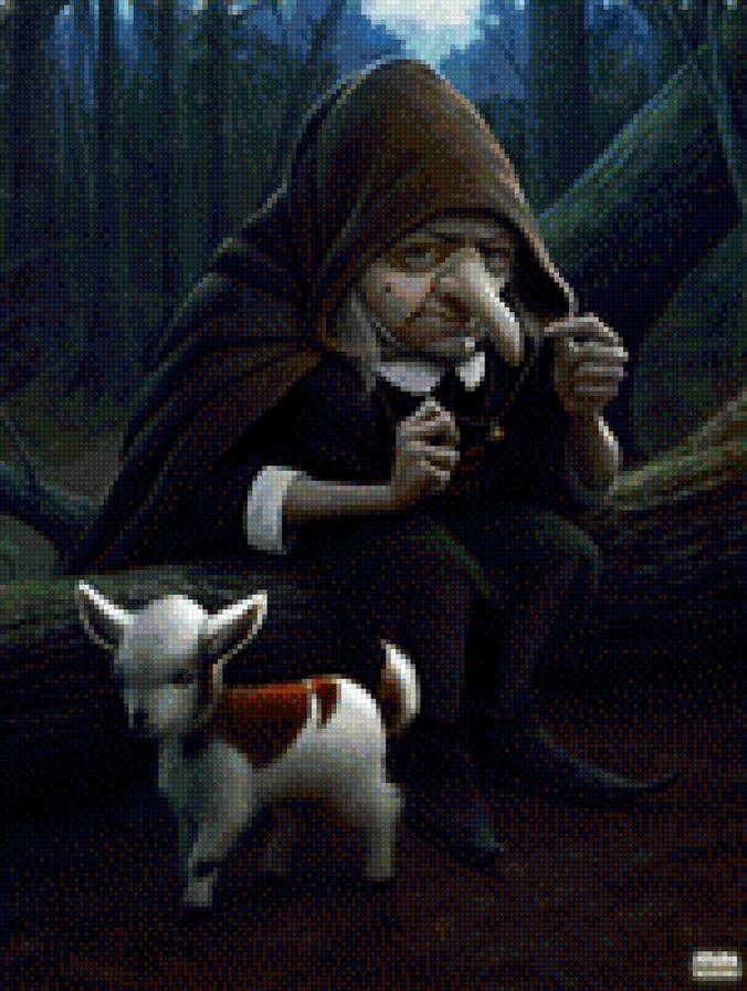 сказка - баба яга и козлик - предпросмотр