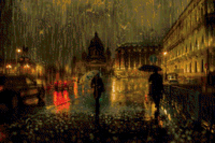 №1228505 - город, дождь - предпросмотр