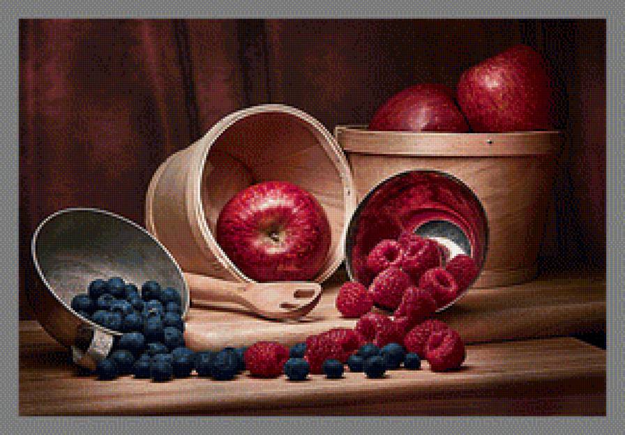 Натюрморт - вышивка крестом - предпросмотр