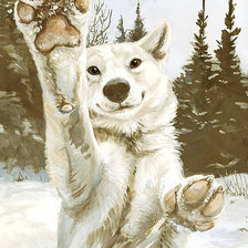 Схема вышивки «Верный друг»