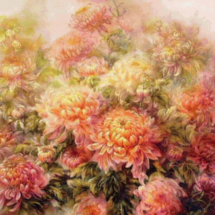 вариант для подушки - подушки, цветы - предпросмотр