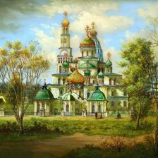 Схема вышивки «Федоскинская роспись»