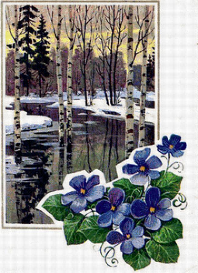 весенний пейзаж - предпросмотр