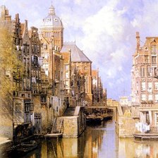 Схема вышивки «Городской пейзаж»