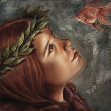 Схема вышивки «золотая рыбка»