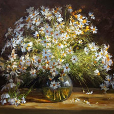 Схема вышивки «Ромашки»