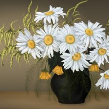 Схема вышивки «Ромашки»