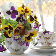 Схема вышивки «анюткины глазки»