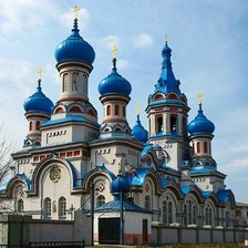 Схема вышивки «ГОЛУБЫЕ КУПАЛА»