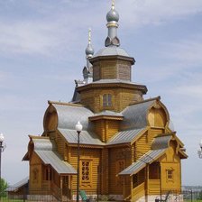 Схема вышивки «ДЕРЕВЯНАЯ ЦЕРКОВЬ»