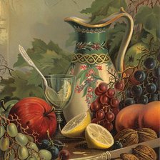Схема вышивки «натюрморт в старинном стиле»