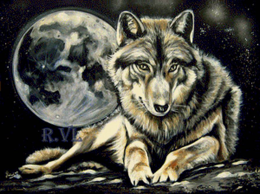 охранник - волки, фентези, животные - предпросмотр