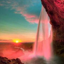 Схема вышивки «waterfall»