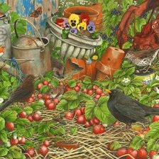 Схема вышивки «colourfull garden»