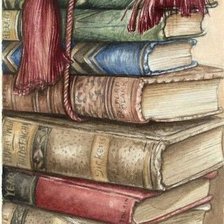 Схема вышивки «the reader»