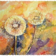 Схема вышивки «dandenlions»