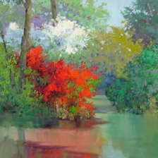 Схема вышивки «watercolour painting»