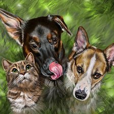 Схема вышивки «Троица»