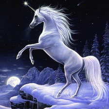 Схема вышивки «unicorn»