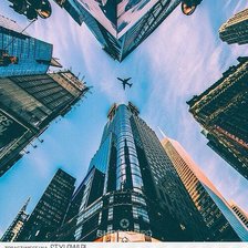 Схема вышивки «plane»