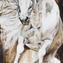 Схема вышивки «horse»