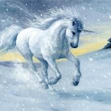 Схема вышивки «Единорог»