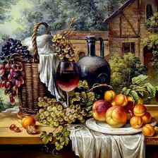 Схема вышивки «натюрморт»