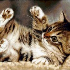 Схема вышивки «пушистик»