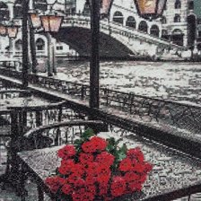 Схема вышивки «пейзаж»