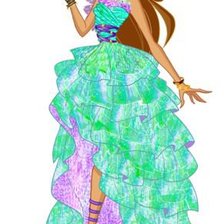 Схема вышивки «Флора»