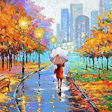 Схема вышивки «Farewell to autumn»