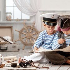 Схема вышивки «морские мальчики»