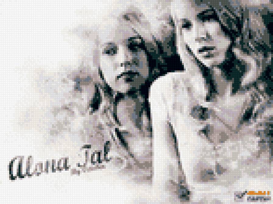 сверхестественное - сериал, актриса, сверхъестественное, монохром - предпросмотр