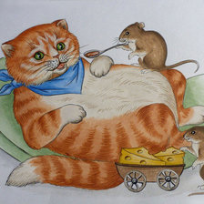 Схема вышивки «Мнимый больной»