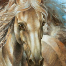 Схема вышивки «лошадка»