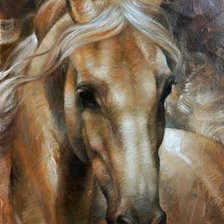 Схема вышивки «лошадка»