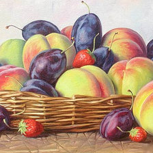 Схема вышивки «Фруктово-ягодный натюрморт»