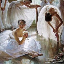 Схема вышивки «балет»