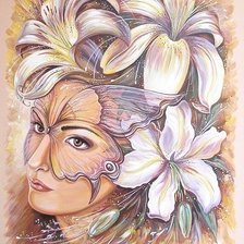 Схема вышивки «моя прекрасная Леди»