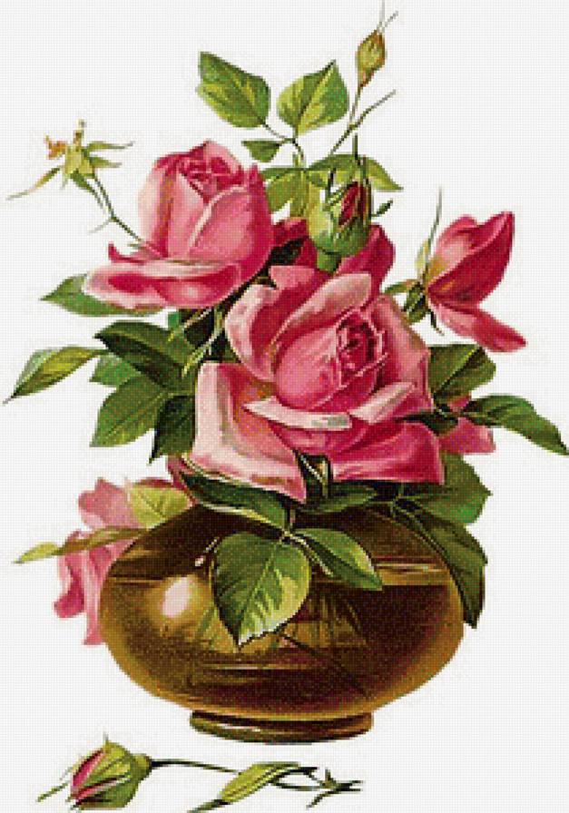 розы - розы, натюрморт, цветы - предпросмотр